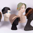 FIVE DECORATIVE CLOCHES, 1920s