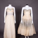 TWO PARTY DRESSES, AMERICA, 1950s