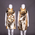 SET OF TWO TWA PAPER DRESSES, AMERICA, c. 1968