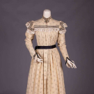 AESTHETIC MOVEMENT AT HOME DRESS, LATE 1880s