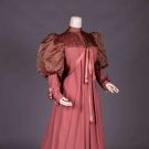 AESTHETIC MOVEMENT TEA DRESS, c. 1895