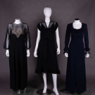 THREE EVENING OR COCKTAIL DRESSES, 1930-1940