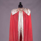 SILK VELVET &amp; LAMÉ EVENING CAPE, 1920s