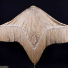 ART MODERNE LAME SHAWL, 1930s