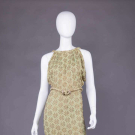 LAMÉ EMBROIDERED BIAS CUT GOWN, c. 1937