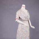 TRAINED SILK DINNER DRESS, c. 1912