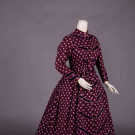 PRINTED WOOL WRAPPER, c. 1866