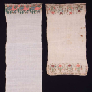 TWO EMBROIDERED WEDDING TOWELS, ARMENIA, MID 19TH C