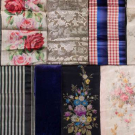 GENEROUS LOT OF RIBBONS, BOWS &amp; SASHES, 1820-1910