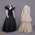 TWO SILK EVENING GOWNS, AMERICA, 1980s