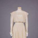 SCHIFFLI EMBROIDERED TEA DRESS, c. 1908