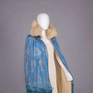 BROCADE &amp; PANNE VELVET COCOON CAPE, 1920s