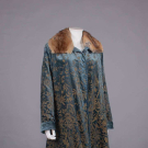 LAME EMBROIDERED SILK VELVET COAT, PARIS, LATE 1910-1920s
