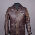 LEATHER AVIATOR JACKET, 1930-1940s