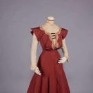 TWO PIECE SILK TAFFETA DAY DRESS, c. 1904