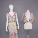 SILK CHIFFON SUMMER EVENING ENSEMBLE, c. 1930