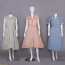 THREE DAY OR HOUSE DRESSES, 1940-1950s