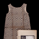 SCOTT PAPER OP ART PAPER CAPER MINI DRESS, AMERICA, 1966