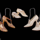 THREE PAIR DAY OR EVENING SHOES, 1890-1920s
