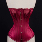 AWARD WINNING CB A LA SPIRITE SATIN CORSET, c. 1893