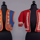 TWO HAND EMBROIDERED WOOL GARMENTS, HUNGARY, 1930-1940s