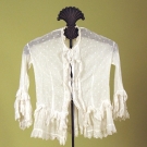GIRL'S SPRIGGED COTTON JACKET, LATE 19th C