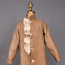 BOY'S BROWN LINEN COAT, AMERICA, 1880-1910
