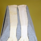 WHITE COTTON STOCKINGS, AMERICA, EARLY 20th C