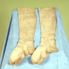 GENT'S KNIT WHITE STOCKINGS, AMERICA, 19th C