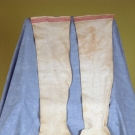 LADY'S WHITE KNIT STOCKINGS, AMERICA, 19th C