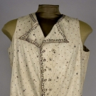 GENT'S METALLIC EMBROIDERED WAISTCOAT, 1785-1800