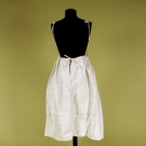 HEAVY WHITE PETTICOAT, FRANCE, EARLY-MID 19th C