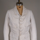 GENT'S WHITE SUMMER JACKET, AMERICA, c. 1850