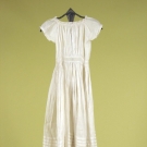 CHILD'S SHEER WHITE UNDER DRESS, 1880-1910