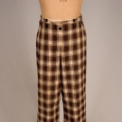 GENT'S COTTON PLAID TROUSERS, 1840-1860
