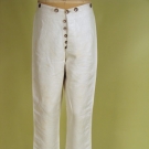 GENT'S WHITE LINEN TROUSERS, ENGLAND, 1820-1850