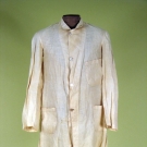 MAN'S SHORT LINEN DUSTER, EARLY 20th C.