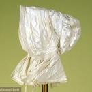 GIRLS LINEN SUNBONNET, 1835-1850