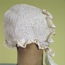 LADY'S SOUTACHE TRIMMED CAP, 1860-1875