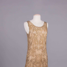 LAME' EMBROIDERED EVENING DRESS, LATE 1920s