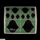 JOSEF HOFFMAN WIENER WERKSTÄTTE ENAMELED BUCKLE, VIENNA, c. 1910