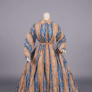 PRINTED WOOL WRAPPER, c. 1850