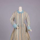 PRINTED WOOL WRAPPER, c. 1853