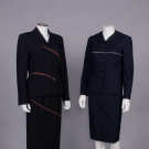 TWO WOOL IRENE SKIRT SUITS, USA, EARLY-MID 1950s