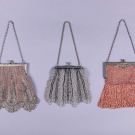THREE BEADED FRINGED FRAME BAGS, FRANCE, 1920s