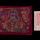 HEAVILY EMBROIDERED KUNA MOLA, PANAMA, MID 20TH