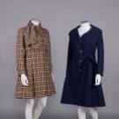 TWO WOOL GALANOS COATS, USA, c. 1965 &amp; c. 1972