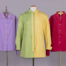 FIVE EARLY EMILIO PUCCI COTTON OR SILK SHIRTS, ITALY, 1955-1960