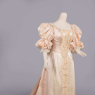 AESTHETIC MOVEMENT EVENING GOWN, BRUSSELS, c. 1893