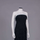 COUTURE BALENCIAGA SILK &amp; LACE COCKTAIL DRESS, PARIS, c. 1957